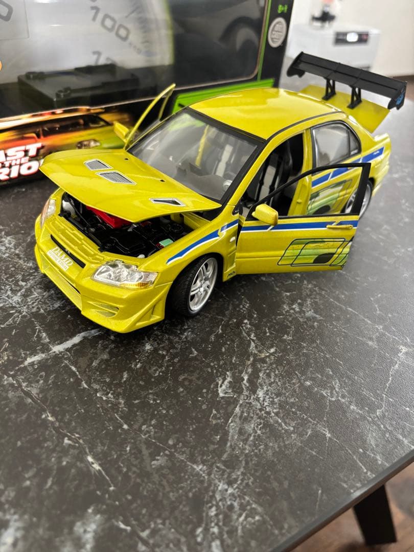 ワイルドスピード2002 MITSUBISHI LancerEvolutionⅦ Rare 1/18 Fast and Furious Mitsubishi Lancer Evolution vii Tuner