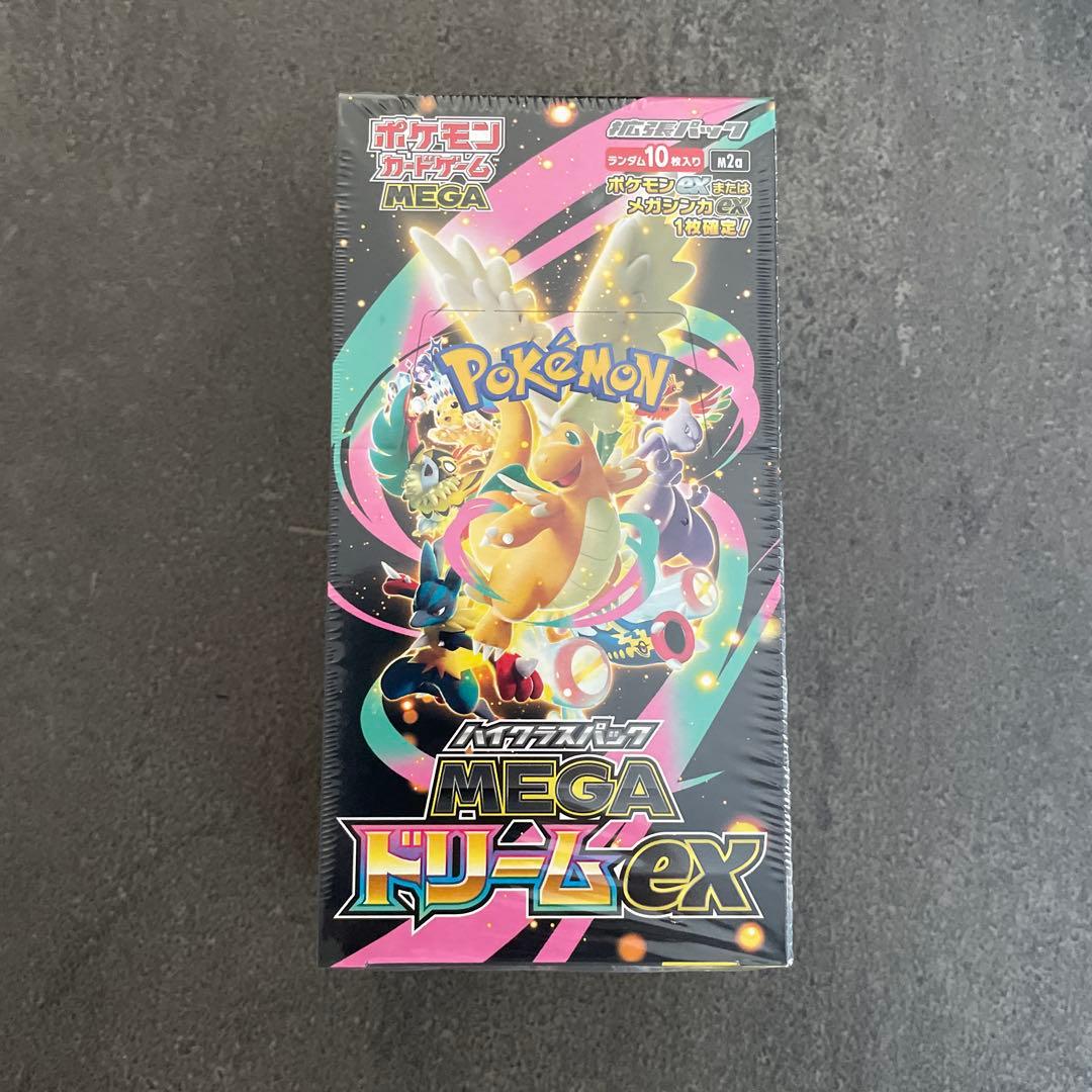 ポケモンカードゲーム MEGA ドリームex BOX シュリンク付き MEGAドリームex 新品未開封 シュリンク付き BOX ポケモンカード