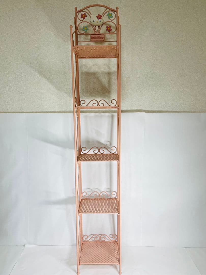レトロ ハローキティ 2003年 5段 メタルラック スチールラック ① スチールラック 幅150cm メタルラック 5段 MR-1518DJK シルバー