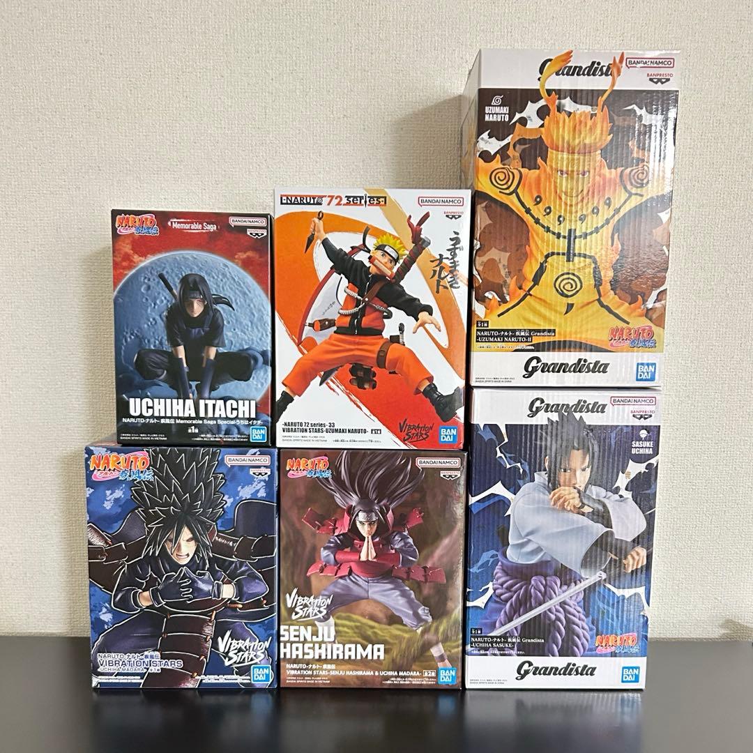 NARUTO フィギュア　6体セット 1/6 Scale Deluxe Naruto Uzumaki FigZero Threezero 910036 | eBay
