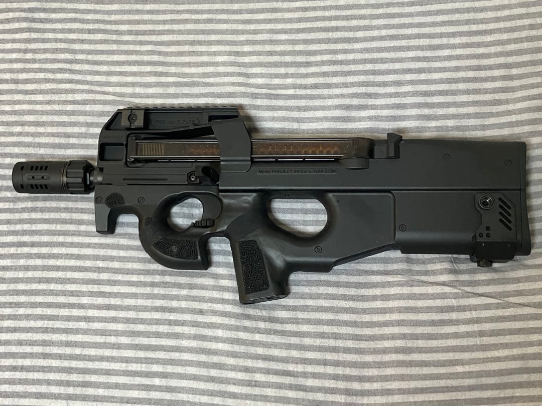 東京マルイ P90+ 架空カスタム 電動ガン ARMY FORCE 製 】 東京マルイ 電動ガン P90 対応 1500連 ボックス