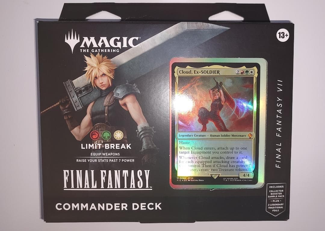 MTG　FF　統率者デッキ　リミットブレイク　英語版　新品未開封 MTG FF 統率者デッキ リミットブレイク GAME EDITION 米国限定 - メルカリ