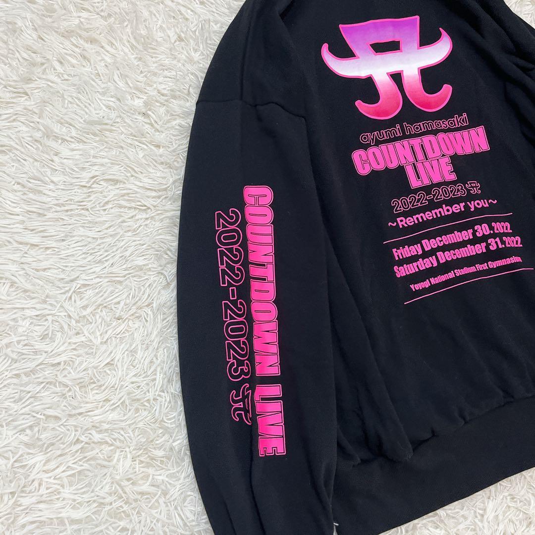 美品♡浜崎あゆみ カウントダウンライブ 2022-2023 パーカーTAツアー