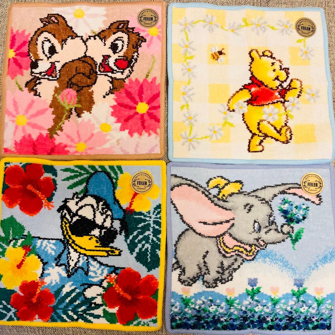 《新品未使用・タグあり！フェイラー ディズニーコラボ ハンカチ14枚セット》