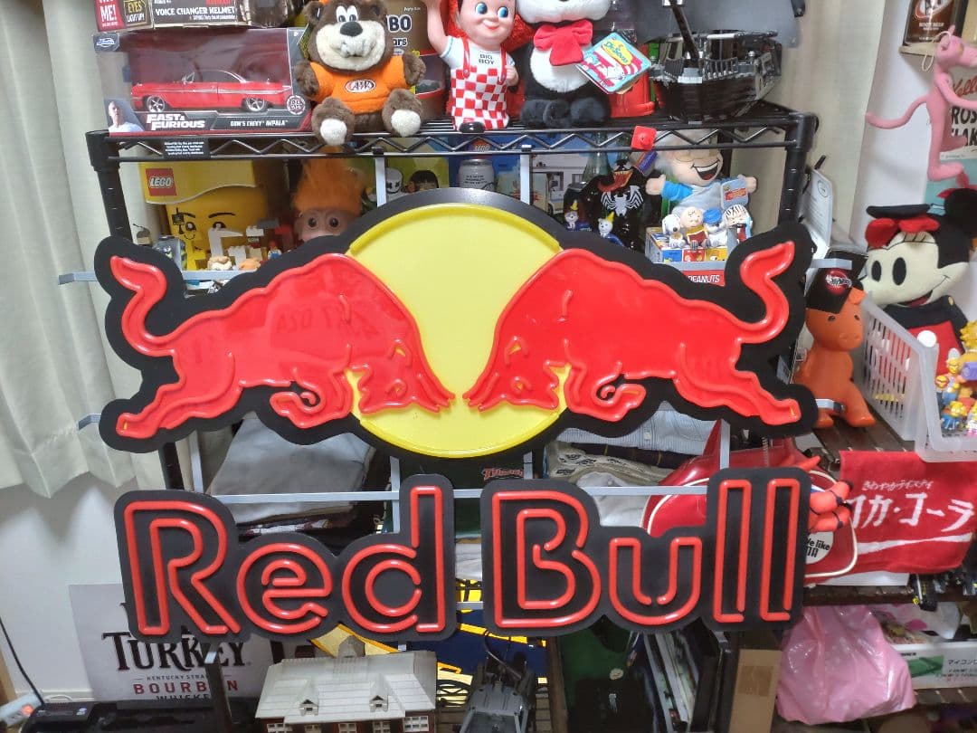 【Red Bull】 【ネオン管風LEDサインボード】 【アメリカンインテリア】 楽天市場】超特大3D ネオン Red Bull レッドブル ネオン看板