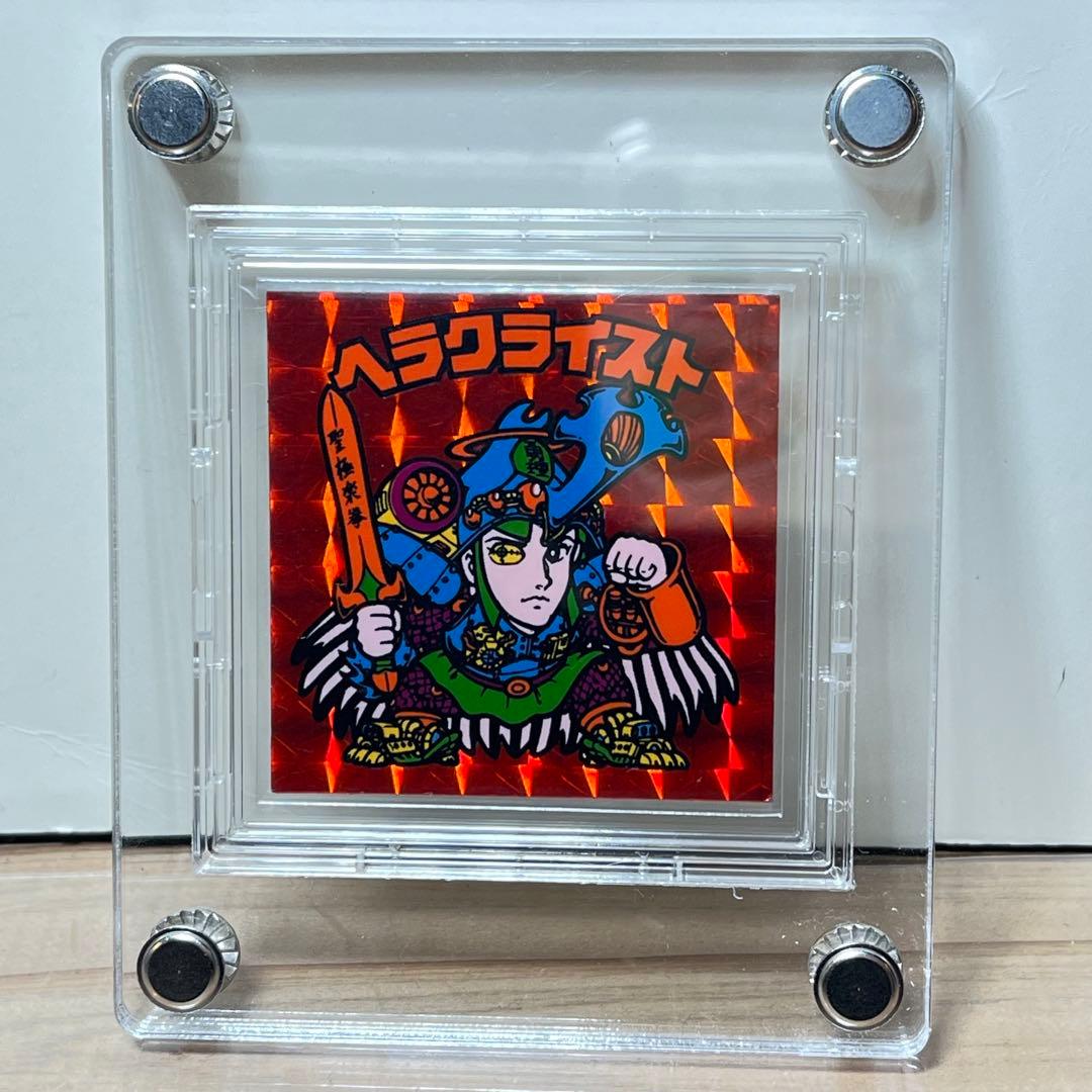 旧ビックリマン ヘラクライスト 赤 当時物 シール チョコ シール