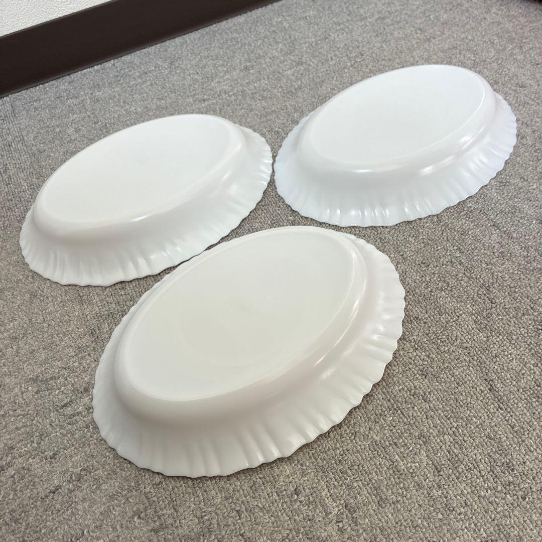 フランス製 ヤマザキ春のパンまつり 1987年 オーバル皿 3枚セット