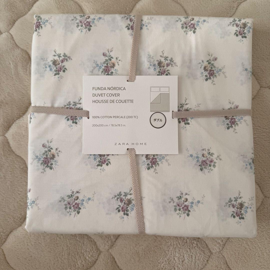 【ZARA 】ザラホーム 布団カバー ダブル 枕カバー2枚セット 小花柄 即買い決定！ZARA HOMEのキッズインテリアが可愛すぎる♡ | 4yuuu