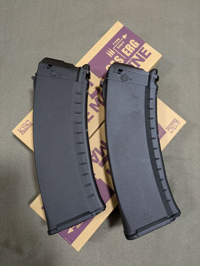 KSC AK74 ガスマガジン 2個セット KSCAK74MG KSC AK74用 42連マガジン | マガジン,ガスライフル,AK