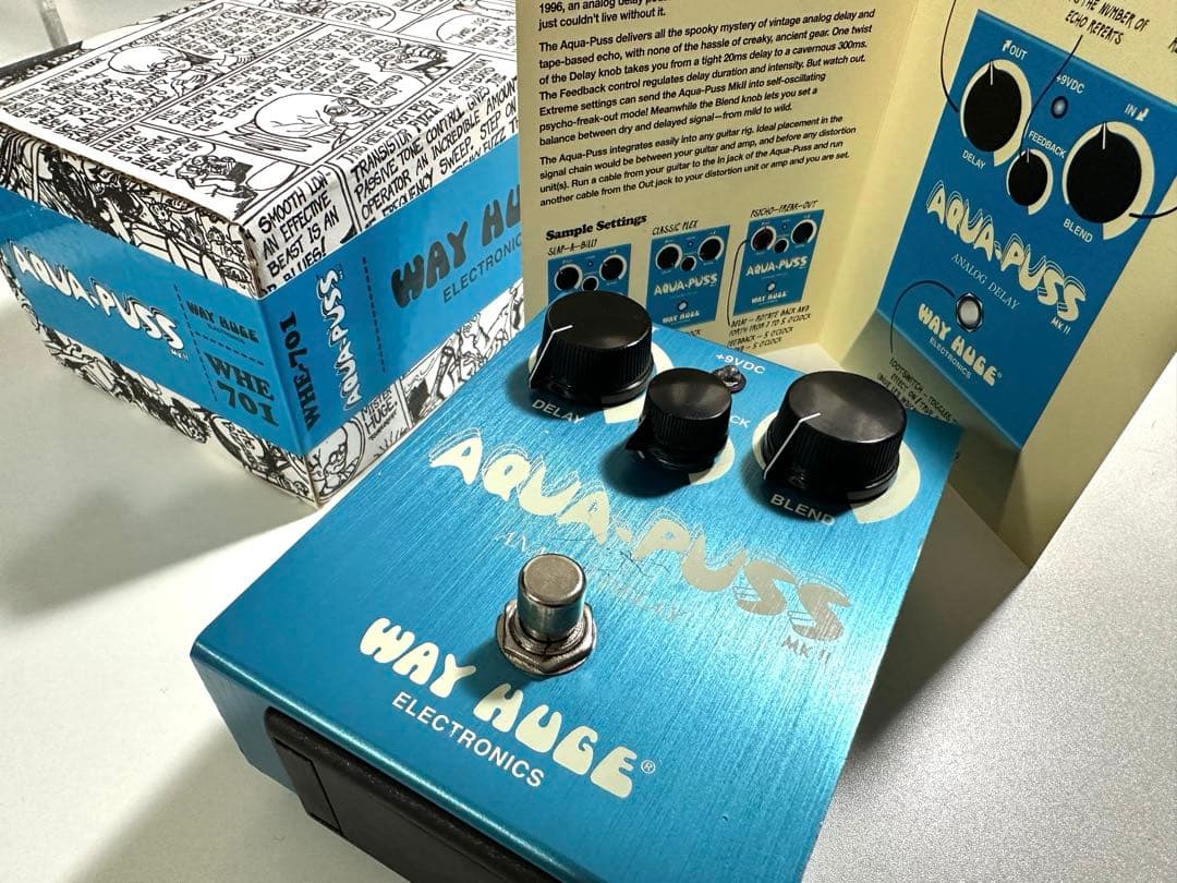ギター WAY HUGE AQUA-PUSS MkII Way Huge Aqua-Puss MkII - Tonebox.com