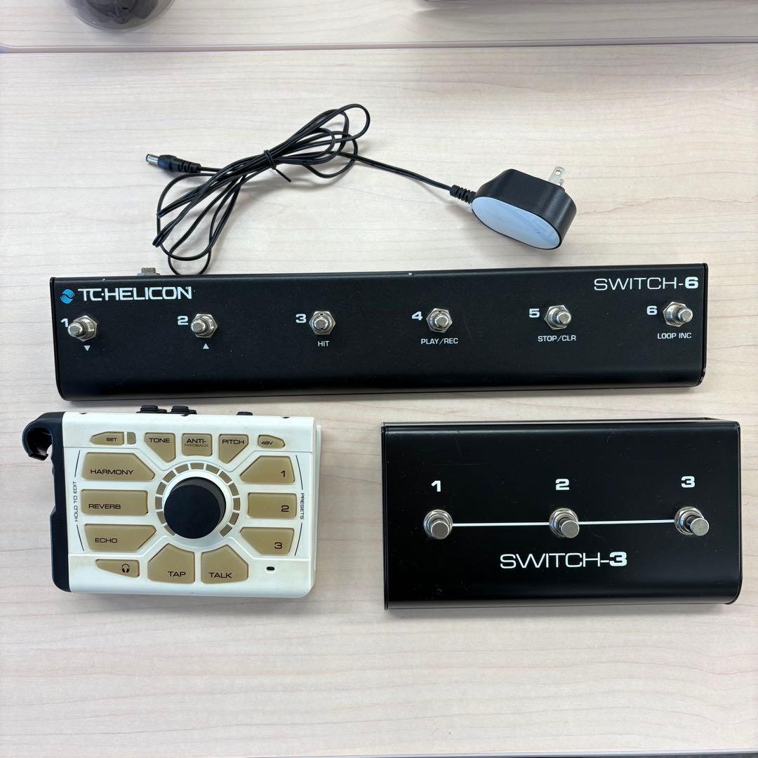 配信機器・PA機器・レコーディング機器 TC-Helicon PERFORM-VK SWITCH-6 SWITCH-3 TC-Helicon Perform-VG Vocal and Acoustic Guitar Processor | Sweetwater