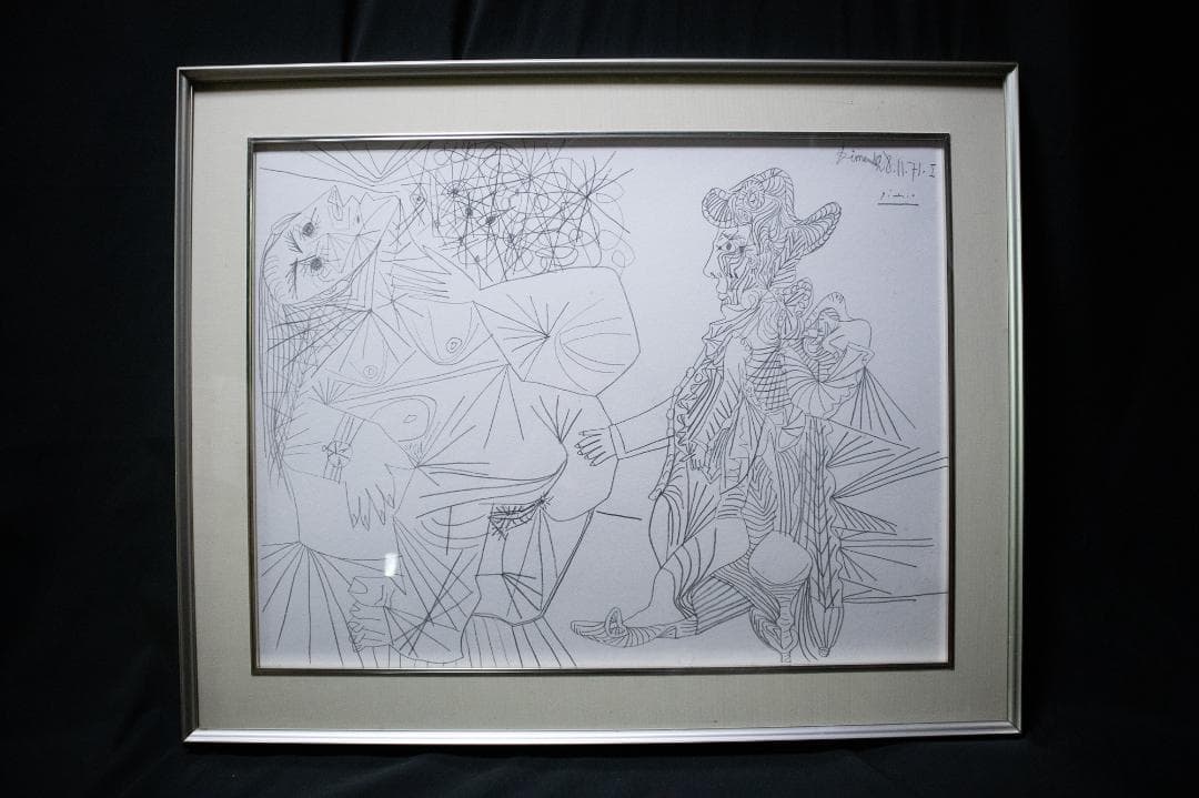 かなり大きなピカソの原画 鉛筆画 ピカソ - NEKO美術館