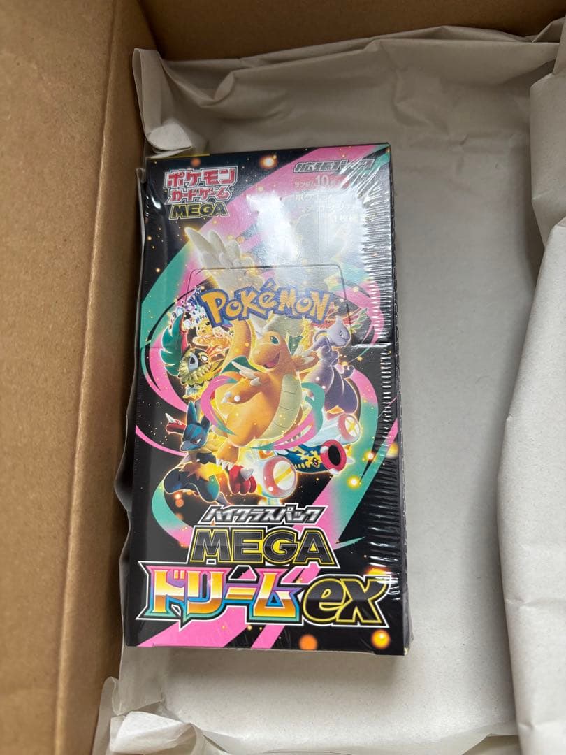 ポケモンカード　MEGAドリームex BOX 新品シュリンク付き MEGAドリームex 新品未開封 シュリンク付き BOX ポケモンカード