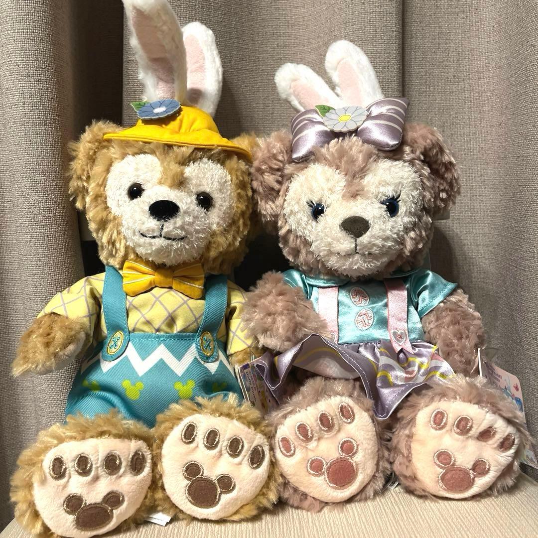 上海ディズニー ダッフィー シェリーメイ イースター SS ぬいぐるみ 上海ディズニー 限定 2019 イースター ダッフィーフレンズ SS