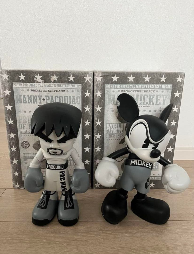 マッドミッキー・マウス & マニー・パッキャオ コラボ フィギュアセット限定品