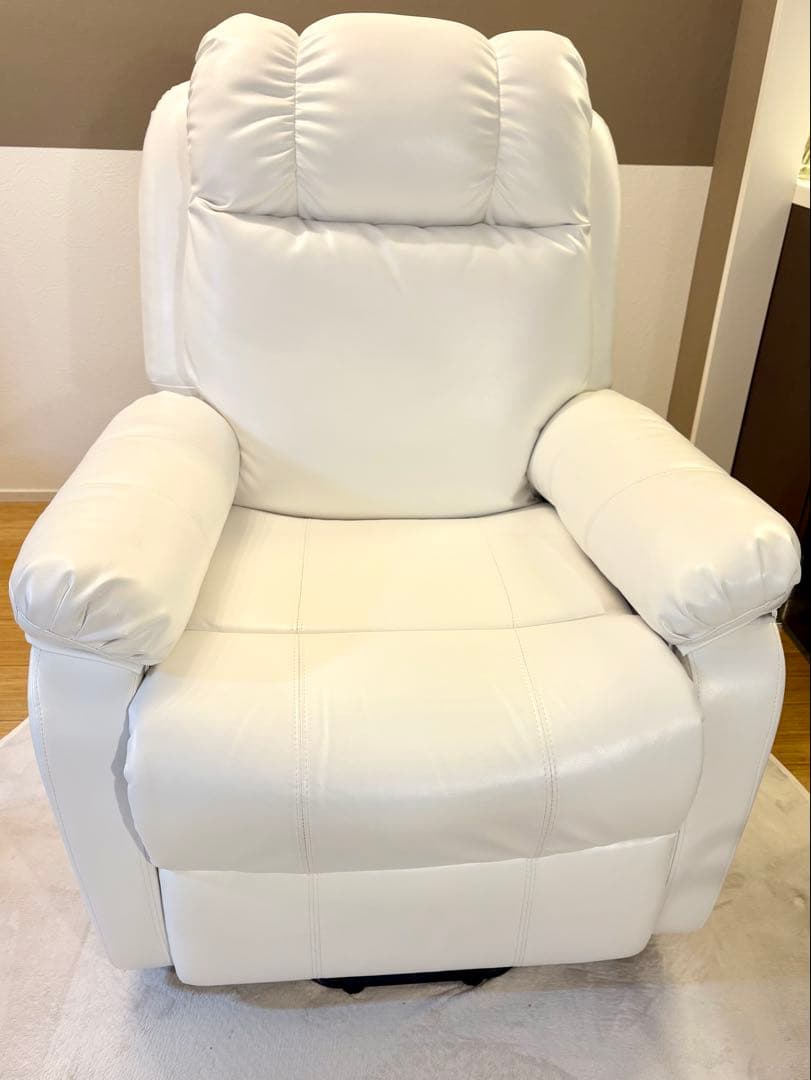 電動ラウンジチェア SHIFFON jrリクライニングソファ　ホワイト 電動ラウンジチェア SHIFFON Jr(ホワイト)｜まつげエクステ商材の松風