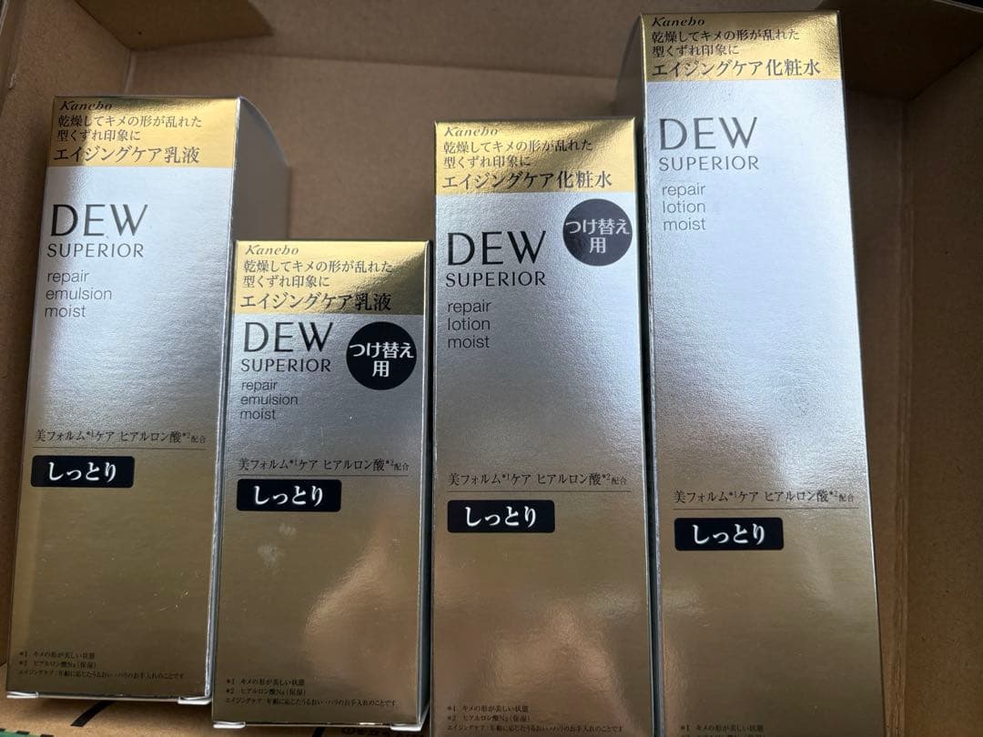 Dew スペリアリペア 化粧水 乳液 本体レフィルセット 計4点 DEW スペリア リファイニングセラム レフィル | 花王公式通販 【My