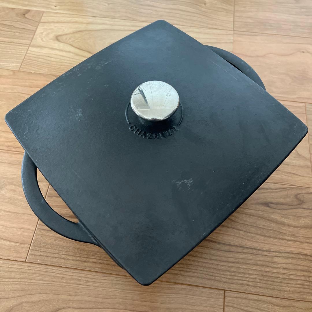 CHASSEUR シャスール　カロンド　24cm　5.5L　ココット　ブラック