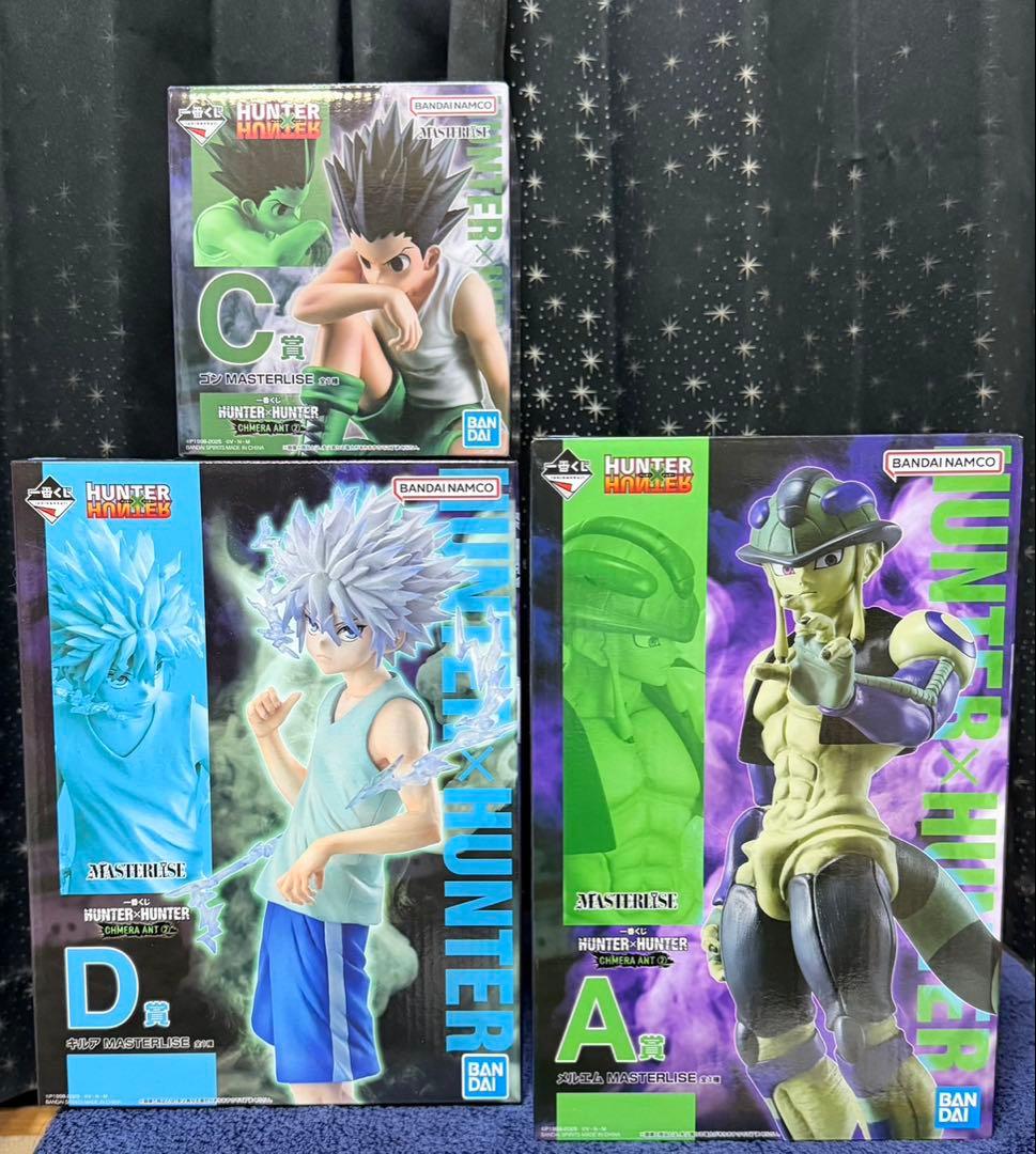 一番くじHUNTER HUNTER フィギュアセット A賞C賞D賞 一番くじ HUNTER×HUNTER DAY OF DEPARTURE｜一番くじ倶楽部｜BANDAI
