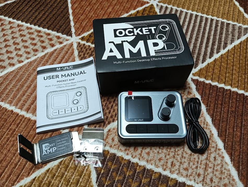 ギター M-VAVE Pocket Amp M-VAVE Pocket AMP Mini Guitar Bass Amp 1.54