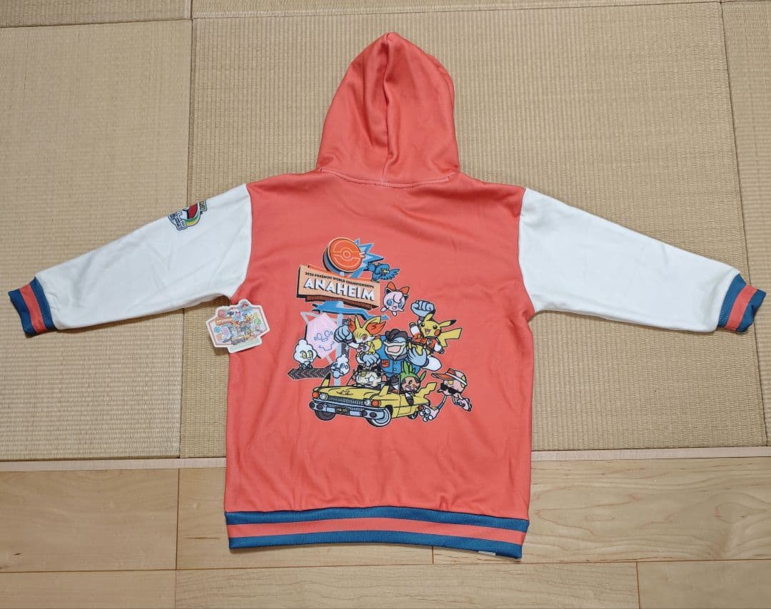 新品未着用】ポケモンWCS2025 アナハイム パーカー ユースXL 裏起毛