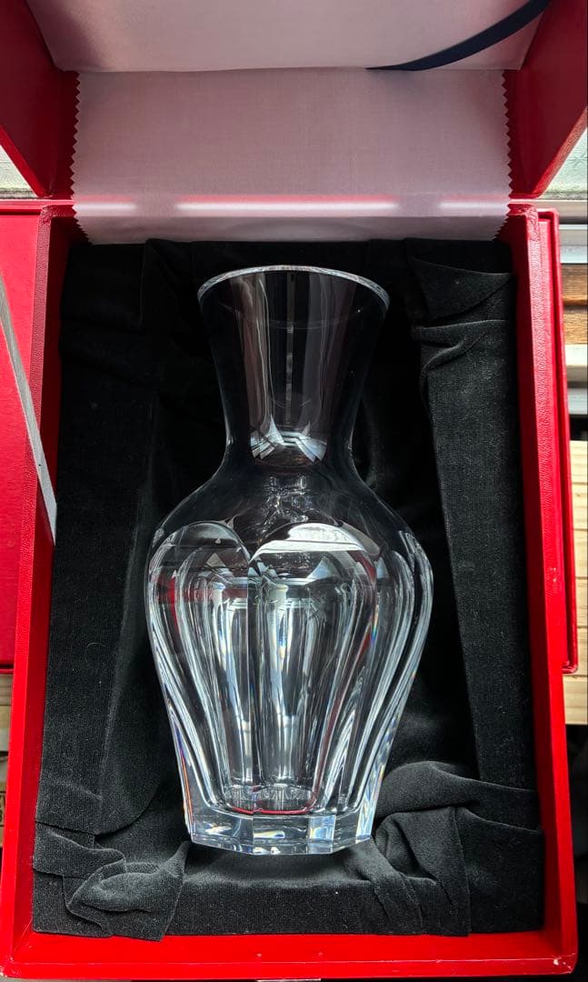 バカラ アルクール　バラスター　大型サイズ　花瓶　フラワーベース バカラ（Baccarat） ベース 花瓶 アルクール バラスター ブルー 32cm