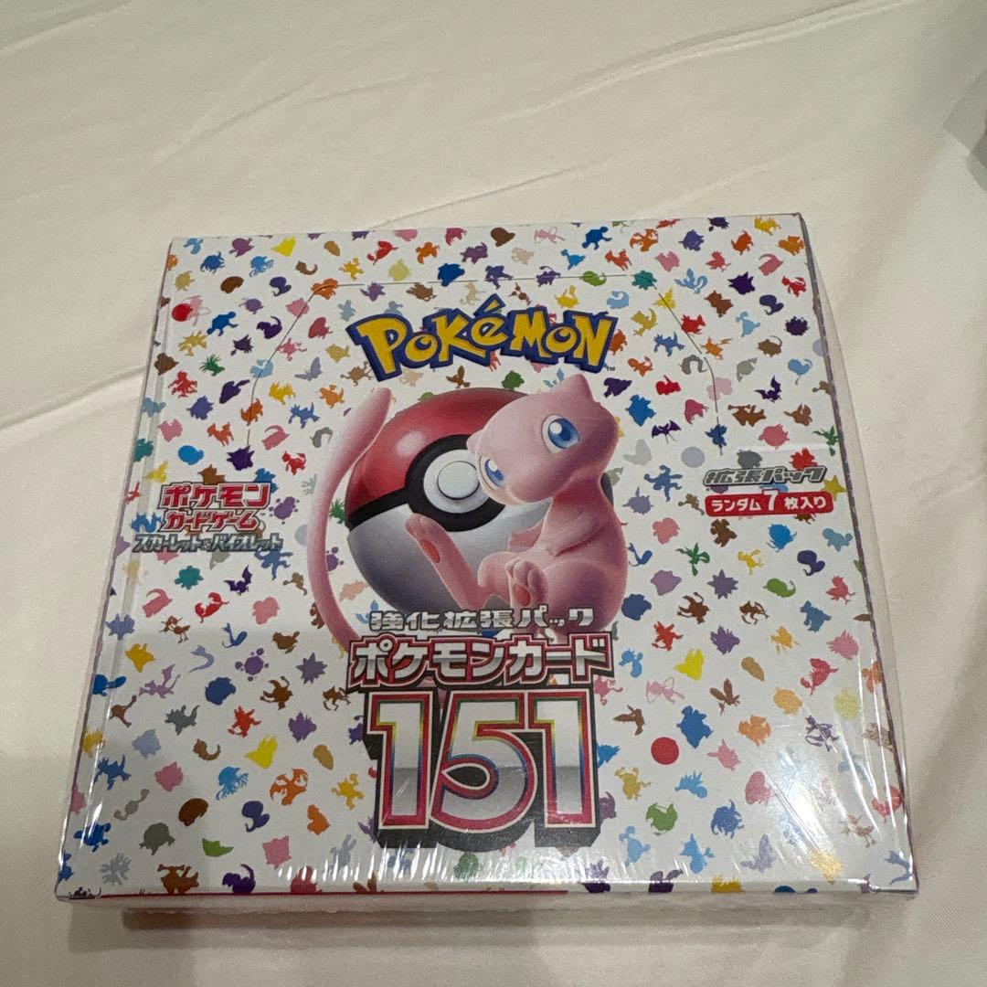 【シュリンク付き、未開封】151 ポケモン box シュリンク未開封】ポケモンカードゲーム 151 BOX 傷有り ポケモン
