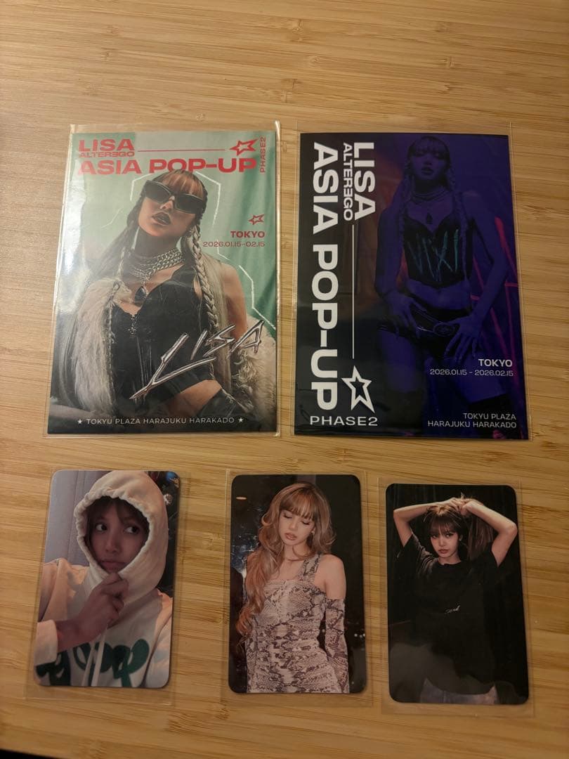 LISA リサ　ブラックピンク　ASIA POP-UP トレカ　セット D'PARTMENT イベント情報｜LISA ALTER EGO ASIA POP-UP PHASE2 IN