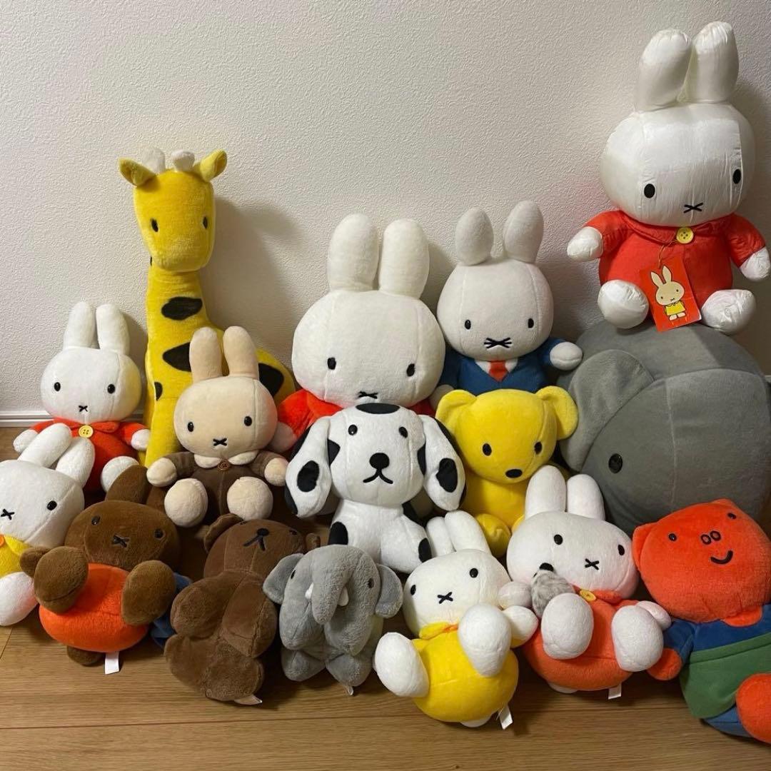 ミッフィー ぬいぐるみ レトロ セット ⑦ 70thナインチェ ぬいぐるみ|【ぬいぐるみのセキグチ】メーカー公式通販