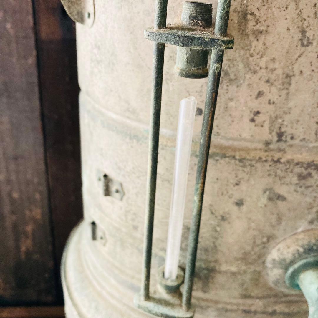 昭和レトロ タオル蒸し器 理容器具 散髪屋 ブリキ ジャンク - メルカリ