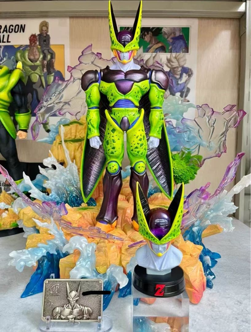 ドラゴンボール セル ガレキ ガレージキット スタチューX①⑦ ドラゴンボール セル完全体 フィギュア ガレージキット 1/6スケール
