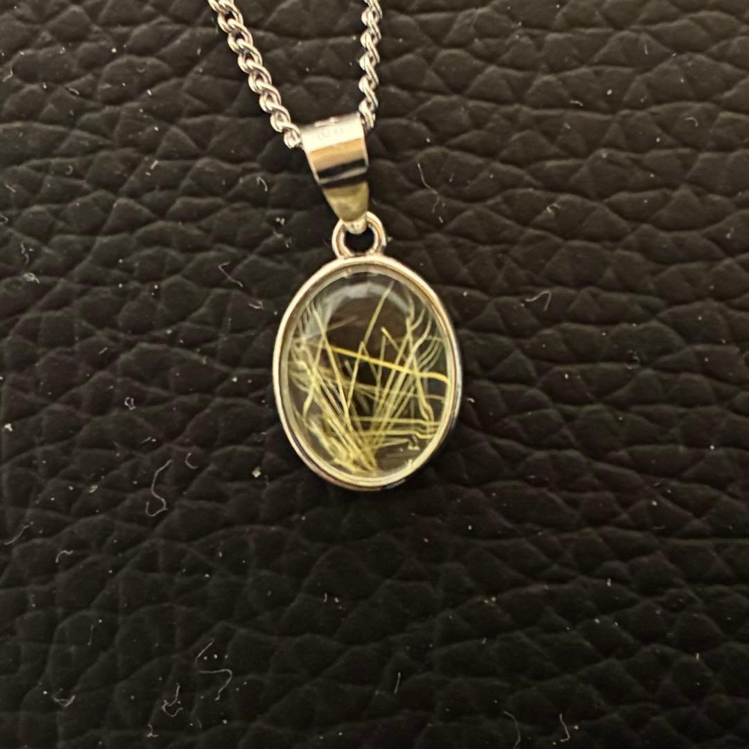 【ルチルクォーツネックレス】霊力いれてます！金運効果やばすぎる… ユニセックス】強運を引き寄せるルチルクォーツ・ネックレス