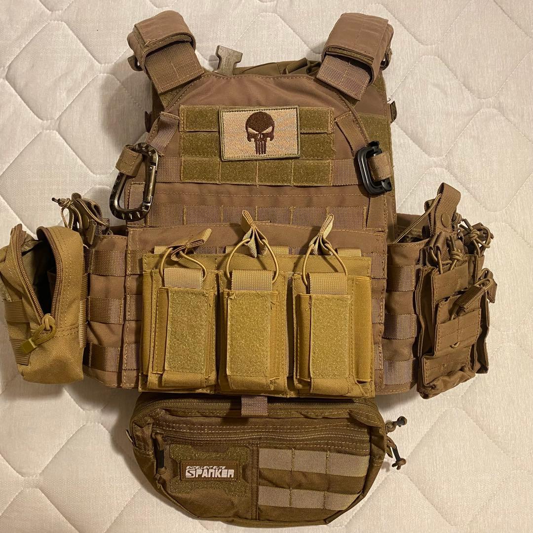Rinプレートキャリア タン SHEKKIN GEARS DBTタイプ NSWモデル チキンプレートキャリア ソフト