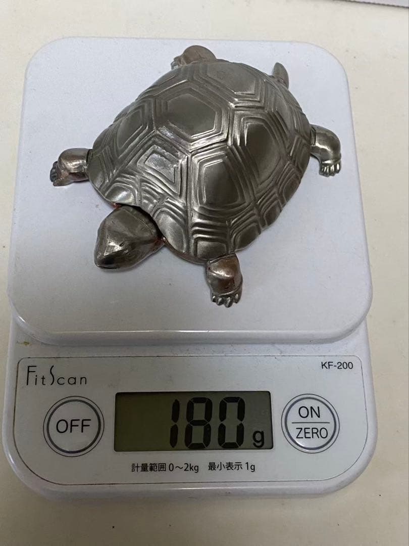 錫製 亀香合 印泥盒 置物 小物入れ - メルカリ