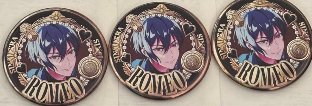 東京ディバンカー ロミオ 缶バッジ 3個 サンリオキャラクターズ 刺繍缶バッジビスケット3(再販）｜発売日