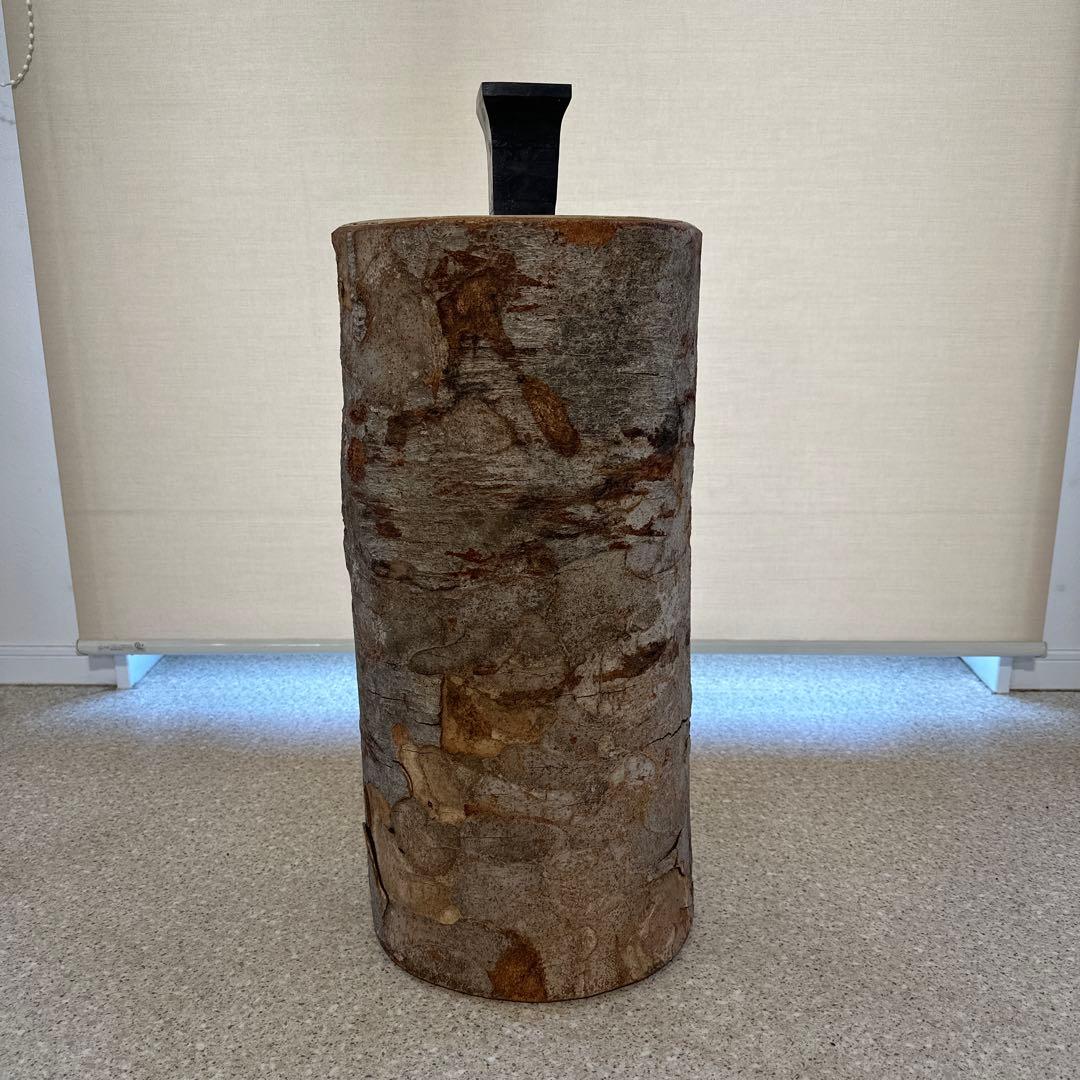 彫金用木台(金床付き) 木台300x180 角床70mm付 | 成形・板金・線引・ケガキ,アンビル・金床