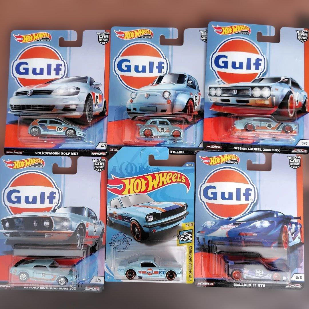 ホットウィール Gulfシリーズ 6台セット Hot Wheels（ホットウィール） ホットウィール/テーマオートモーティブ