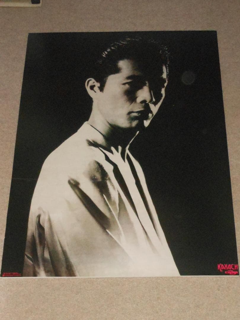 矢沢永吉　KAVACH　カバチ　ポスター　パネル　ワーナーパイオニア　1980？ 矢沢永吉 KAVACH カバチ ポスター パネル ワーナーパイオニア 1980