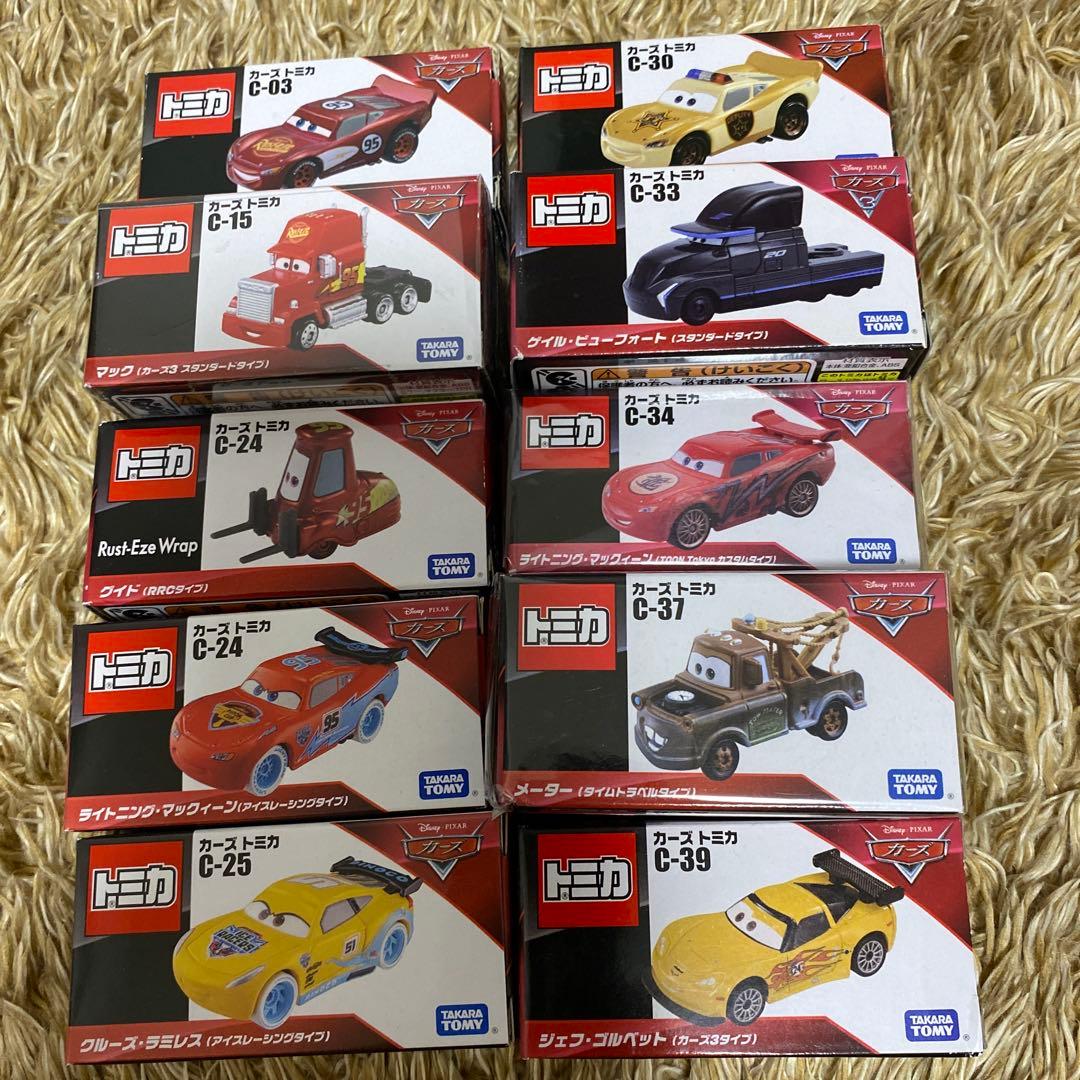 カーズ　トミカ　10台まとめ売り Takara Tomy - トミカ カーズ 10台まとめ売り(おまけ付き)の通販 by