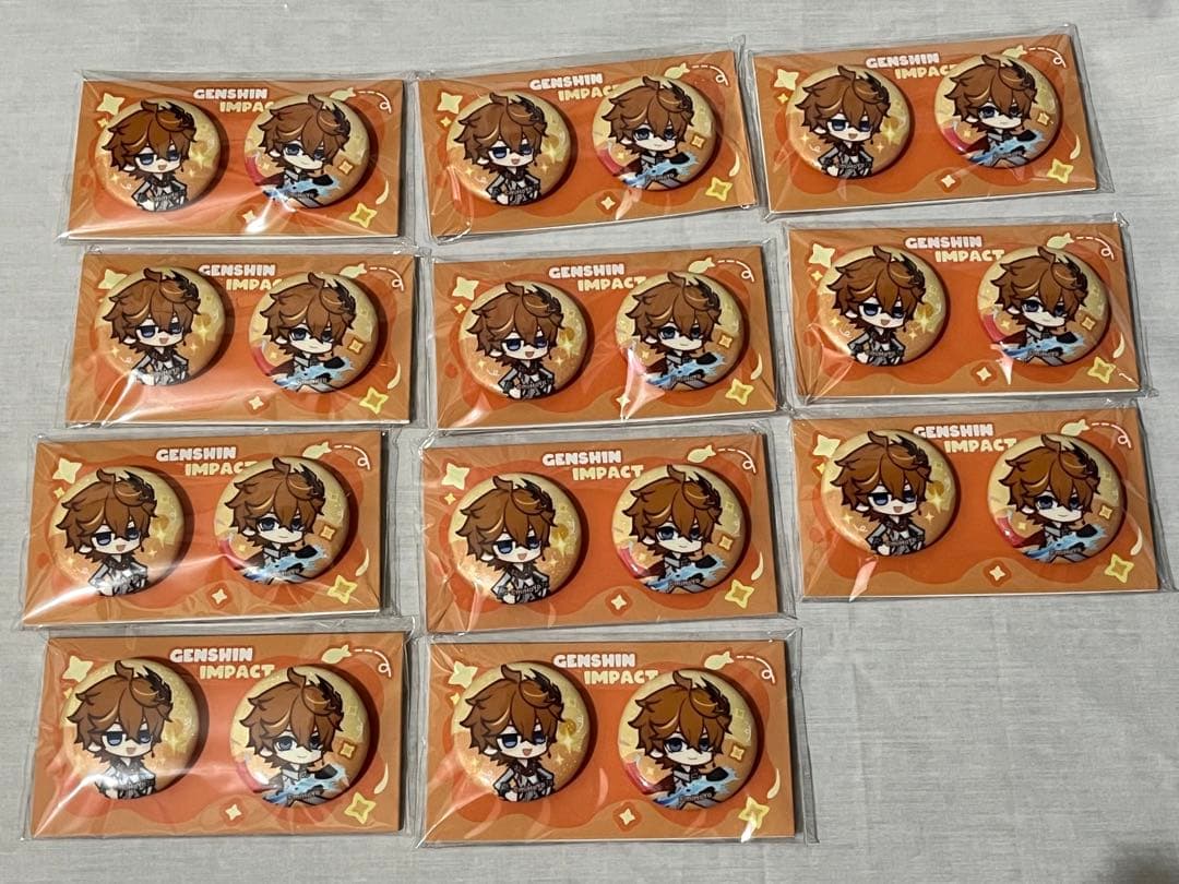 原神　タルタリヤ　タオバオ　特典　缶バッジ 原神 「冬国との別れ」 キャラ缶バッジ タルタリヤ | あるじゃんマーケット