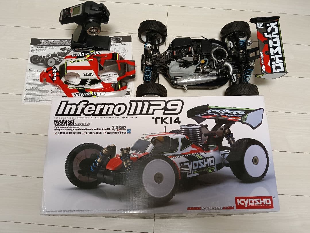 インファーノMP9 TKI4（RED、京商） KYOSHO INFERNO MP9 TKI4 Color type 1 Red - YouTube