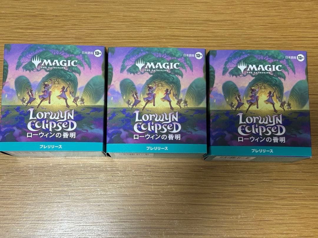 MTG 未開封　日本語版　ローウィンの昏明　プレリリース　3Box MTG ローウィンの昏明 プレリリース 未開封 BOX - メルカリ