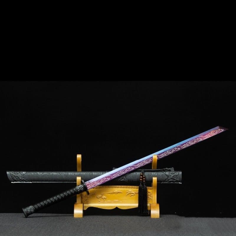 白熱炎唐横刀  武具 刀装具 日本刀 唐剣  模造刀·模擬刀  居合刀 日本刀 模造刀 懐剣 ミニ居合刀 青雲 日本製 /全長 46cm/刃渡り 29.5cm