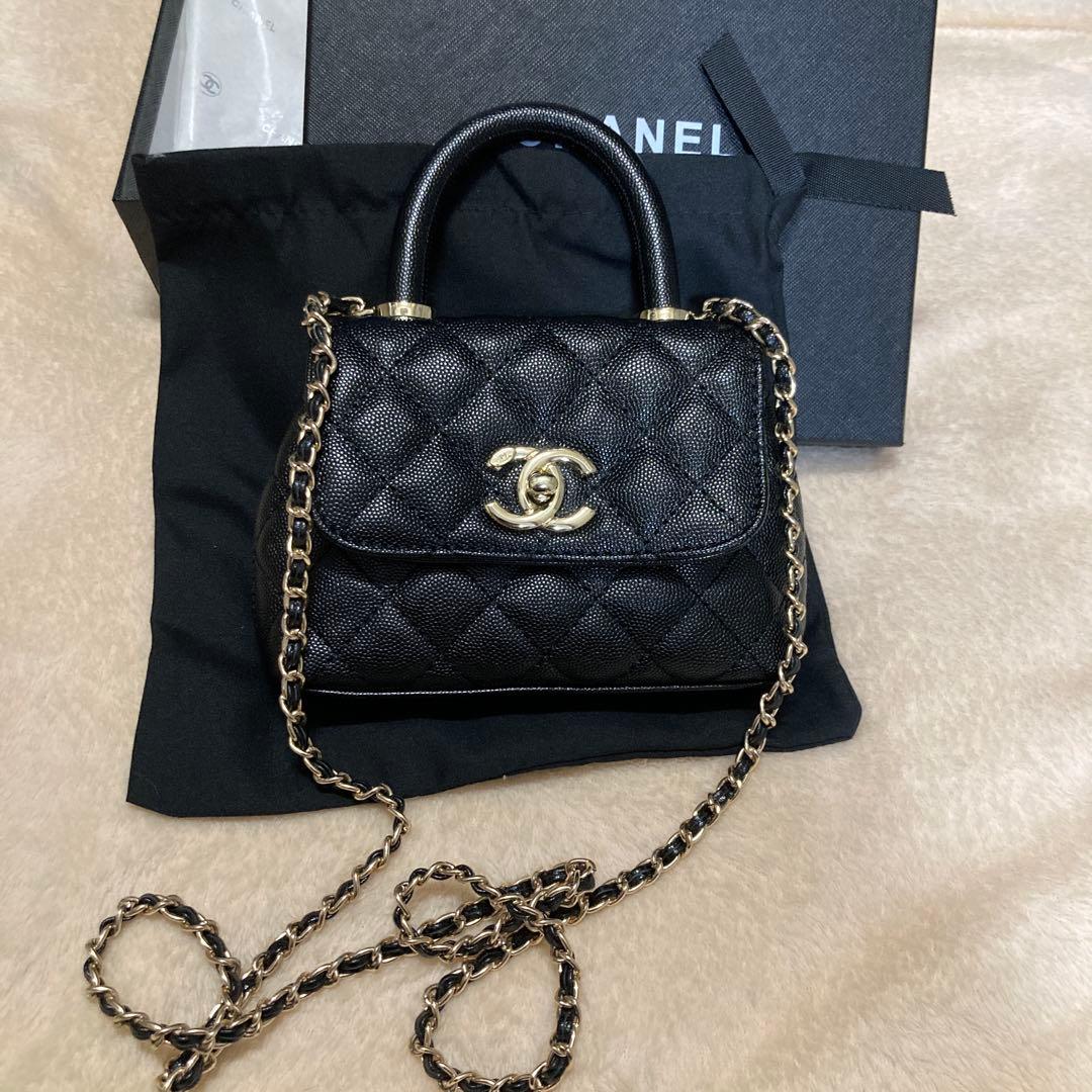 CHANEL ハンドルショルダーバッグ ブラック シャネル CHANEL CHANEL ショルダーバッグ ココハンドル AP4244 B05061