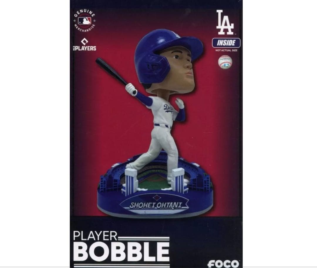 大谷翔平 2024年ドジャース球場デビュー記念 ボブルヘッド人形 世界限定2,024体】大谷翔平 ドジャースグッズ ボブルヘッド 50-50達成