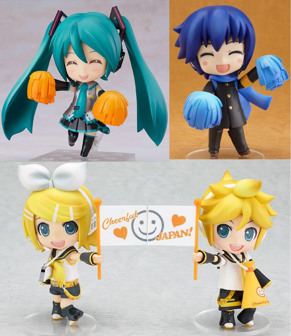 ねんどろいど 応援Ver. 初音ミク KAITO 鏡音リン 鏡音レン 未開封4点 ねんどろいど 鏡音レン 応援Ver.