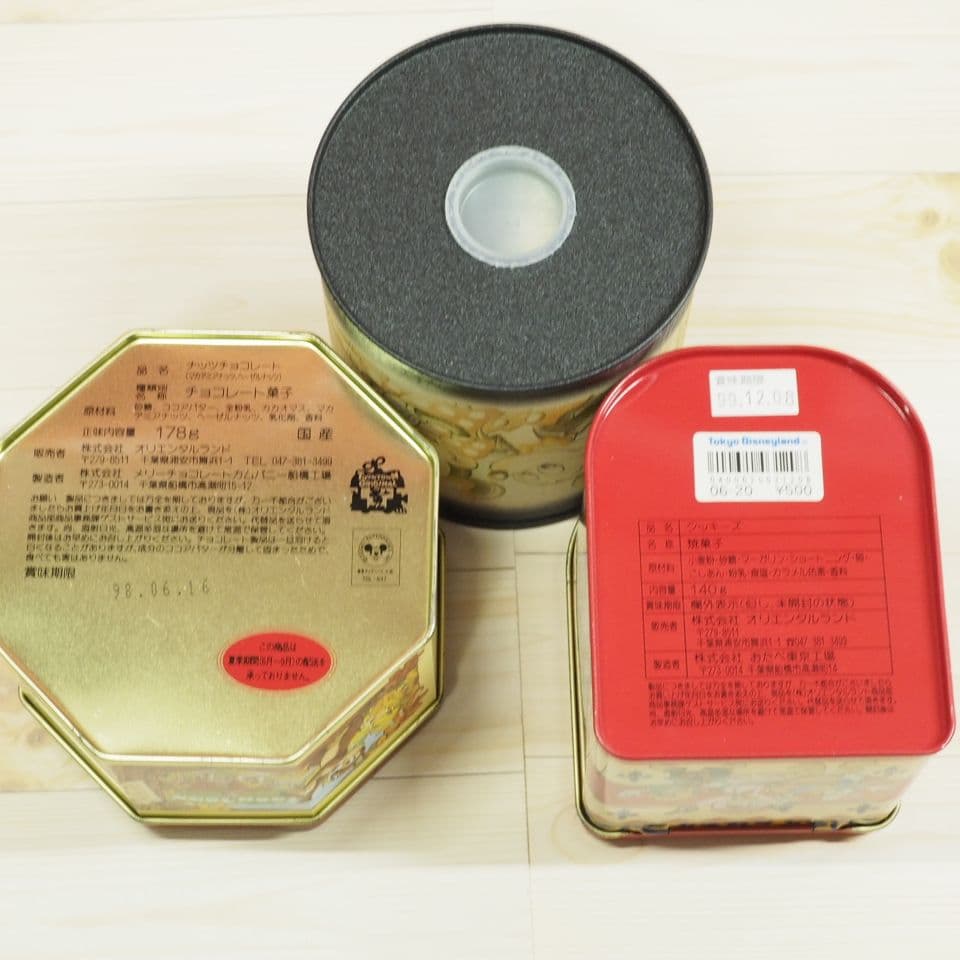 ディズニー ディズニーランド レトロ お菓子缶 空き缶 貯金箱 - メルカリ