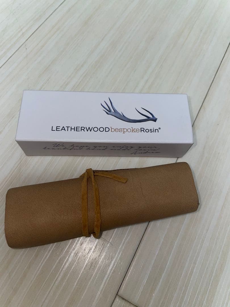 【美品！】ヴァイオリンビスポーク松脂・サプル　supple オーダーメイド松脂 - Violin – Leatherwood Bespoke Rosin - Japan