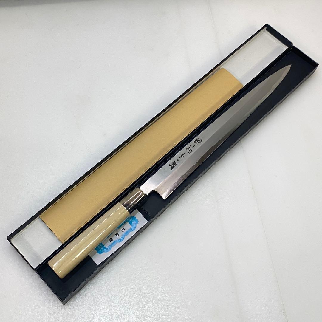 ◎未使用品 酔心 SUISIN 330mm柳刃白二鋼本霞 包丁 堺 酔心WebShop / 330mm柳刃INOX本焼