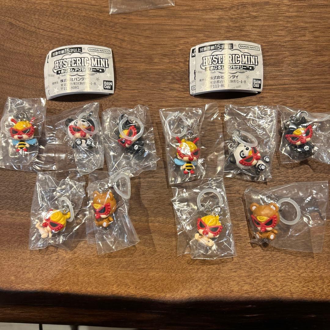 ヒステリックミニ　ヒスミニ　めじるしアクセサリー　全6種　コンプ✖️2 HYSTERIC MINI(ヒステリックミニ) めじるしアクセサリー｜ガシャポン